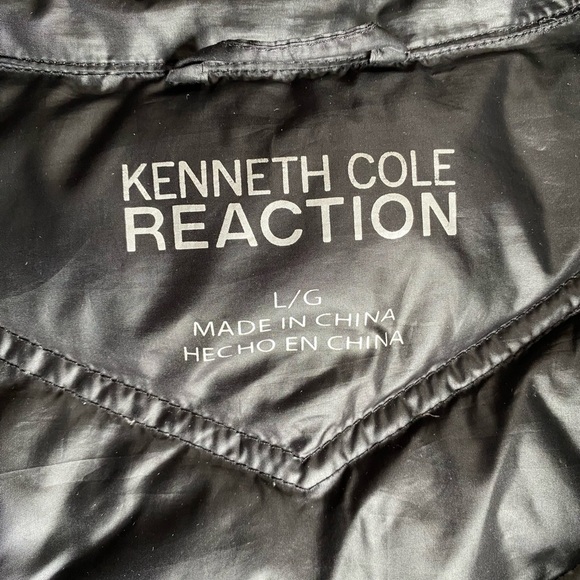 Kenneth Cole Women's Black Puffer Jacket Size L Fillig: 90% Duckdown - Picture 4 of 8
